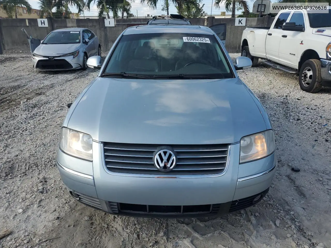 2004 Volkswagen Passat Gls Tdi VIN: WVWPE63B04P326636 Lot: 60062325