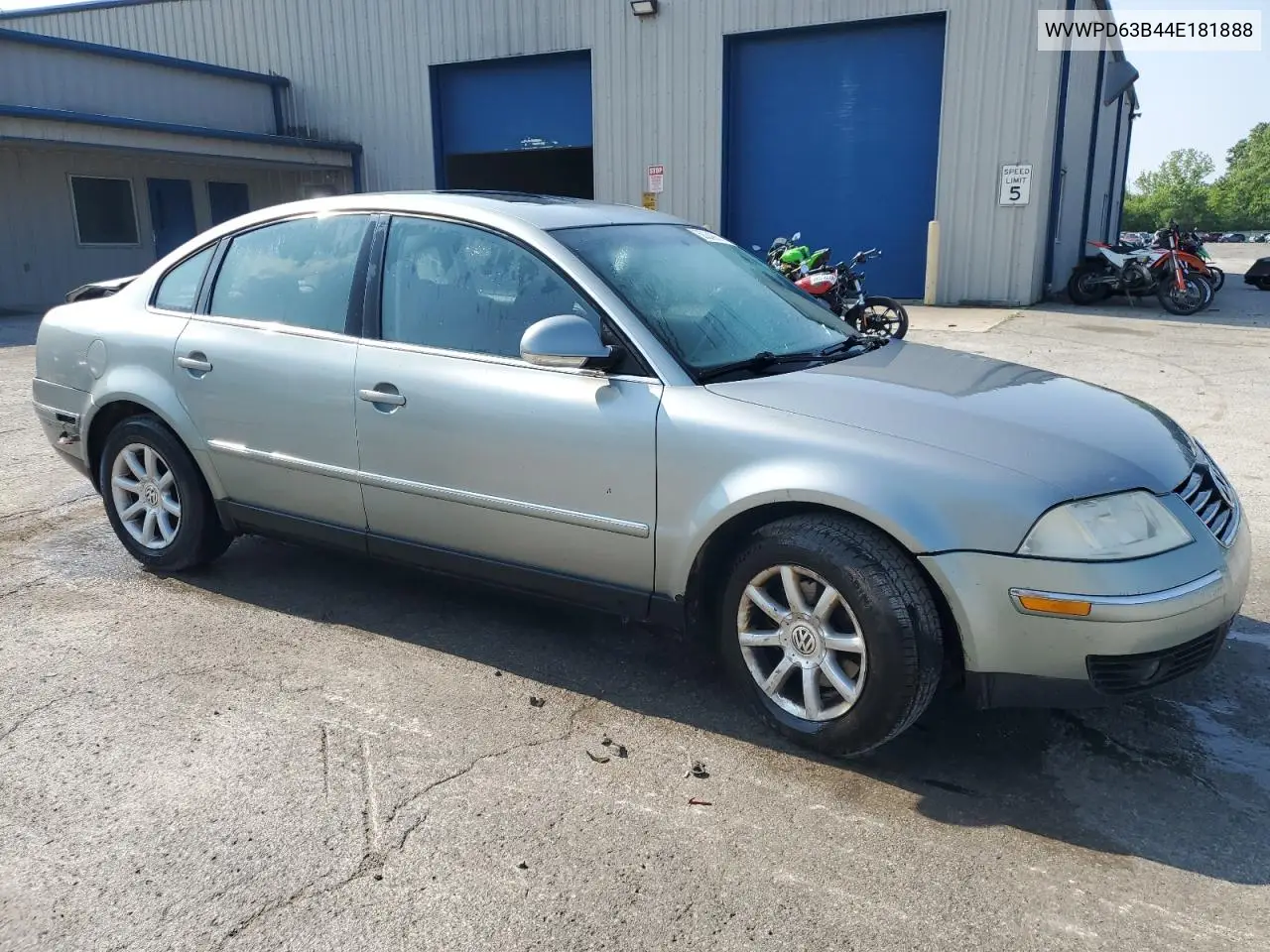 2004 Volkswagen Passat Gls VIN: WVWPD63B44E181888 Lot: 60242875