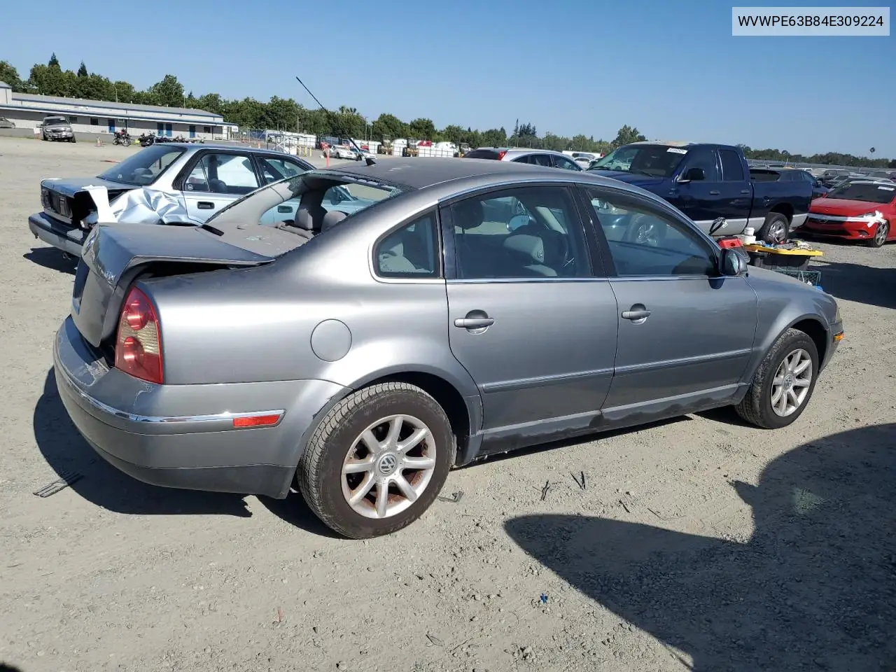 2004 Volkswagen Passat Gls Tdi VIN: WVWPE63B84E309224 Lot: 61080745