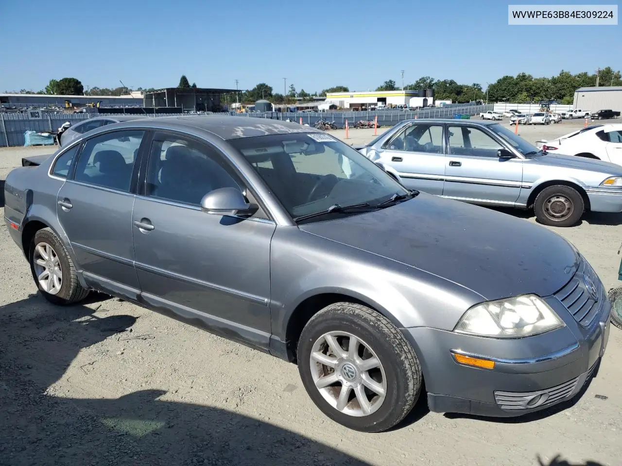 2004 Volkswagen Passat Gls Tdi VIN: WVWPE63B84E309224 Lot: 61080745