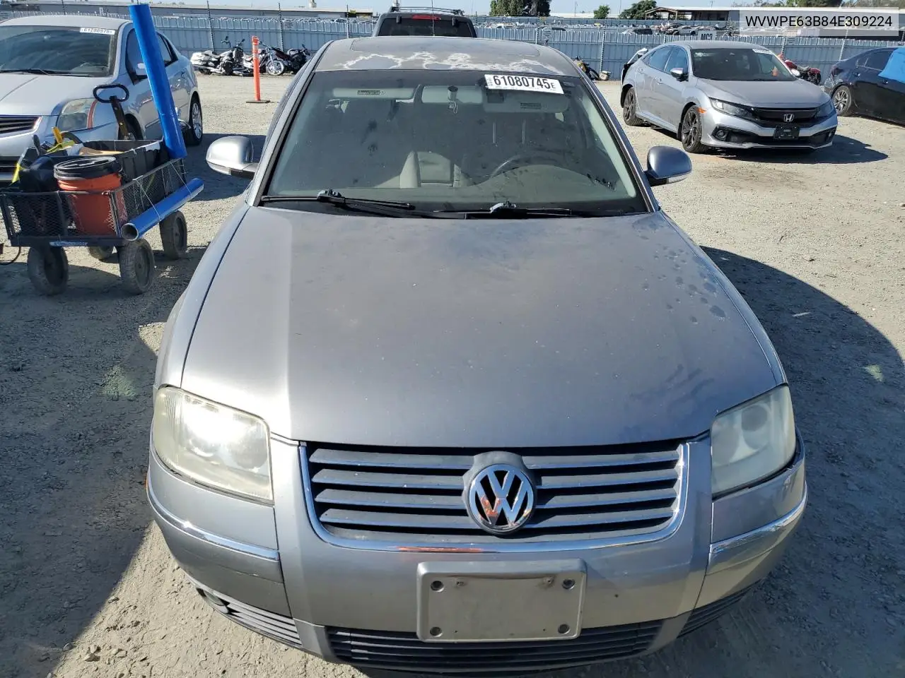 2004 Volkswagen Passat Gls Tdi VIN: WVWPE63B84E309224 Lot: 61080745