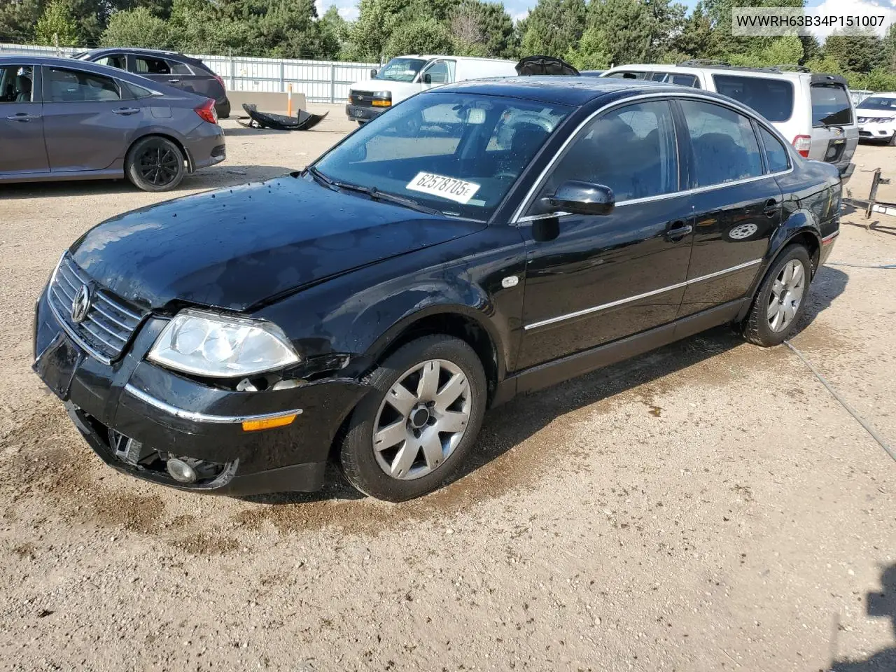 2004 Volkswagen Passat Glx VIN: WVWRH63B34P151007 Lot: 62578705