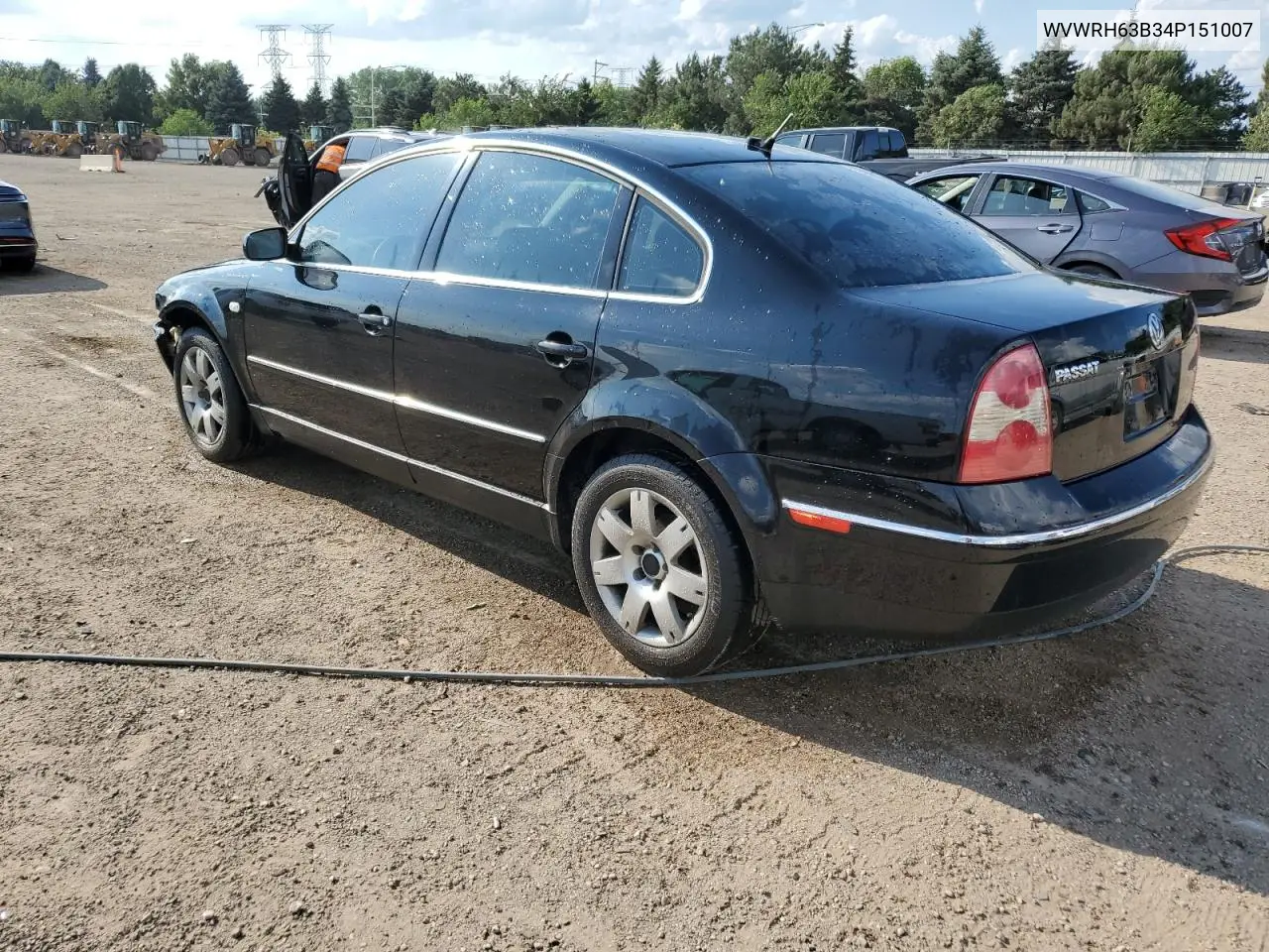 2004 Volkswagen Passat Glx VIN: WVWRH63B34P151007 Lot: 62578705