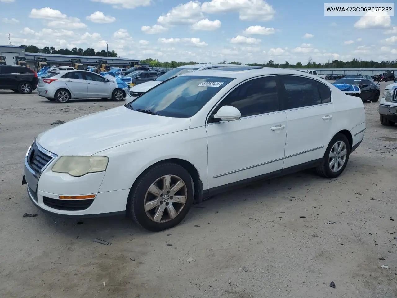 2006 Volkswagen Passat 2.0T VIN: WVWAK73C06P076282 Lot: 54867635