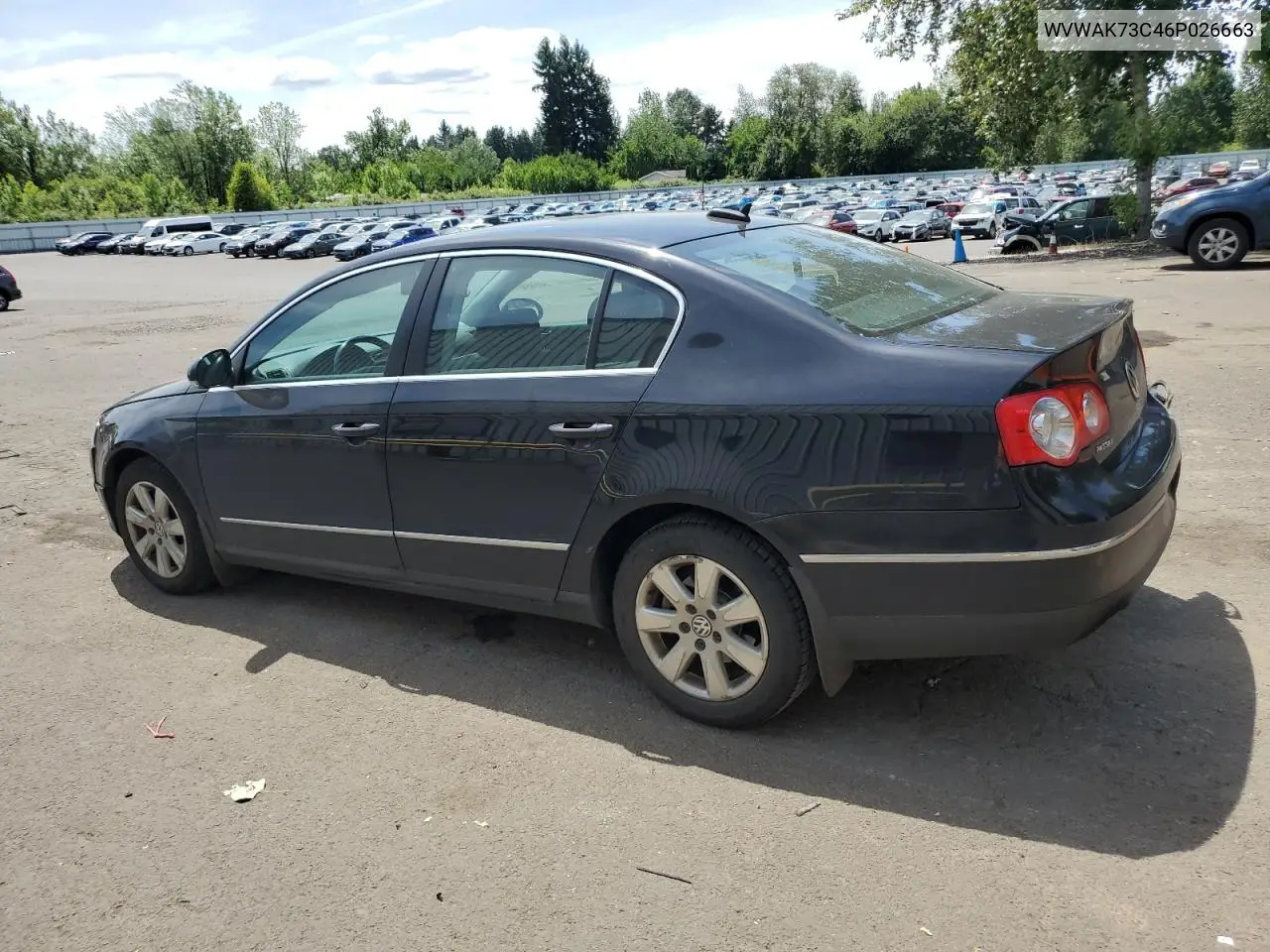 2006 Volkswagen Passat 2.0T VIN: WVWAK73C46P026663 Lot: 61498515