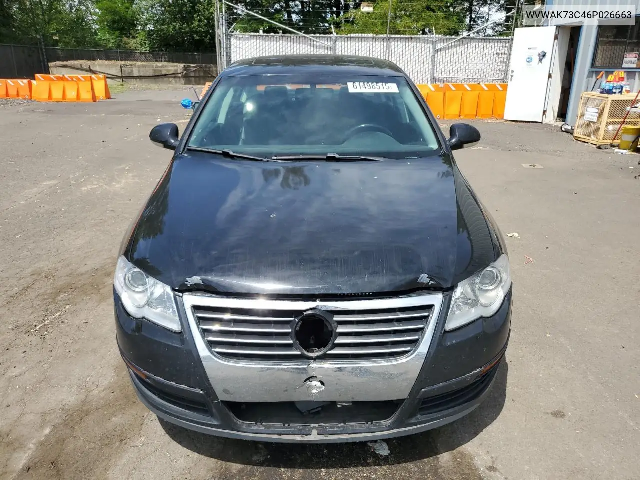 2006 Volkswagen Passat 2.0T VIN: WVWAK73C46P026663 Lot: 61498515