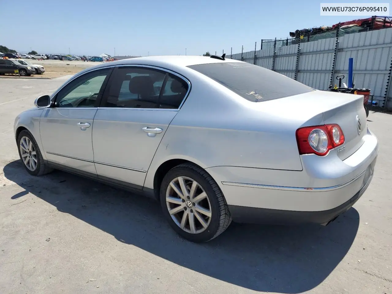 2006 Volkswagen Passat 3.6L Luxury VIN: WVWEU73C76P095410 Lot: 62733245