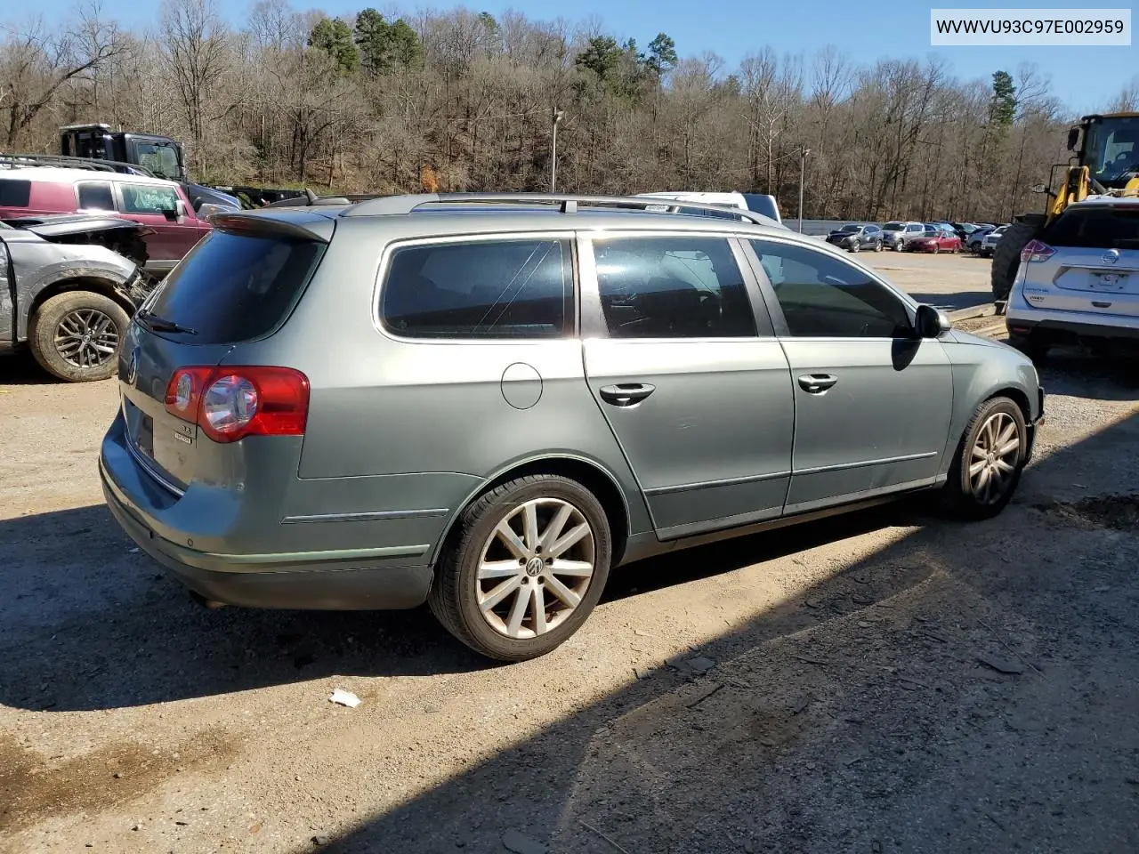 2007 Volkswagen Passat 3.6L 4Motion Wagon Luxury VIN: WVWVU93C97E002959 Lot: 48560915