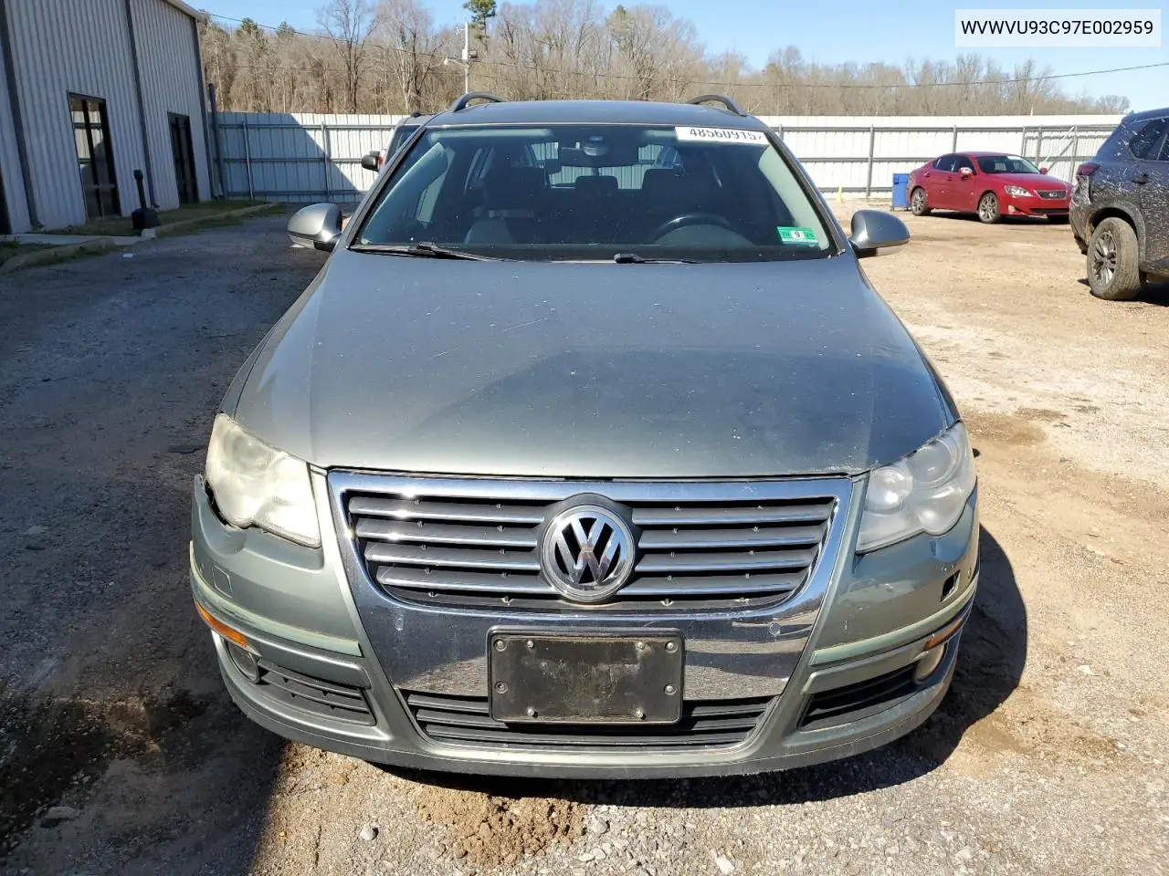2007 Volkswagen Passat 3.6L 4Motion Wagon Luxury VIN: WVWVU93C97E002959 Lot: 48560915