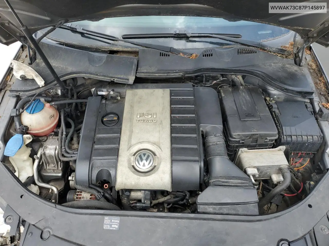 2007 Volkswagen Passat 2.0T VIN: WVWAK73C87P145897 Lot: 54625075