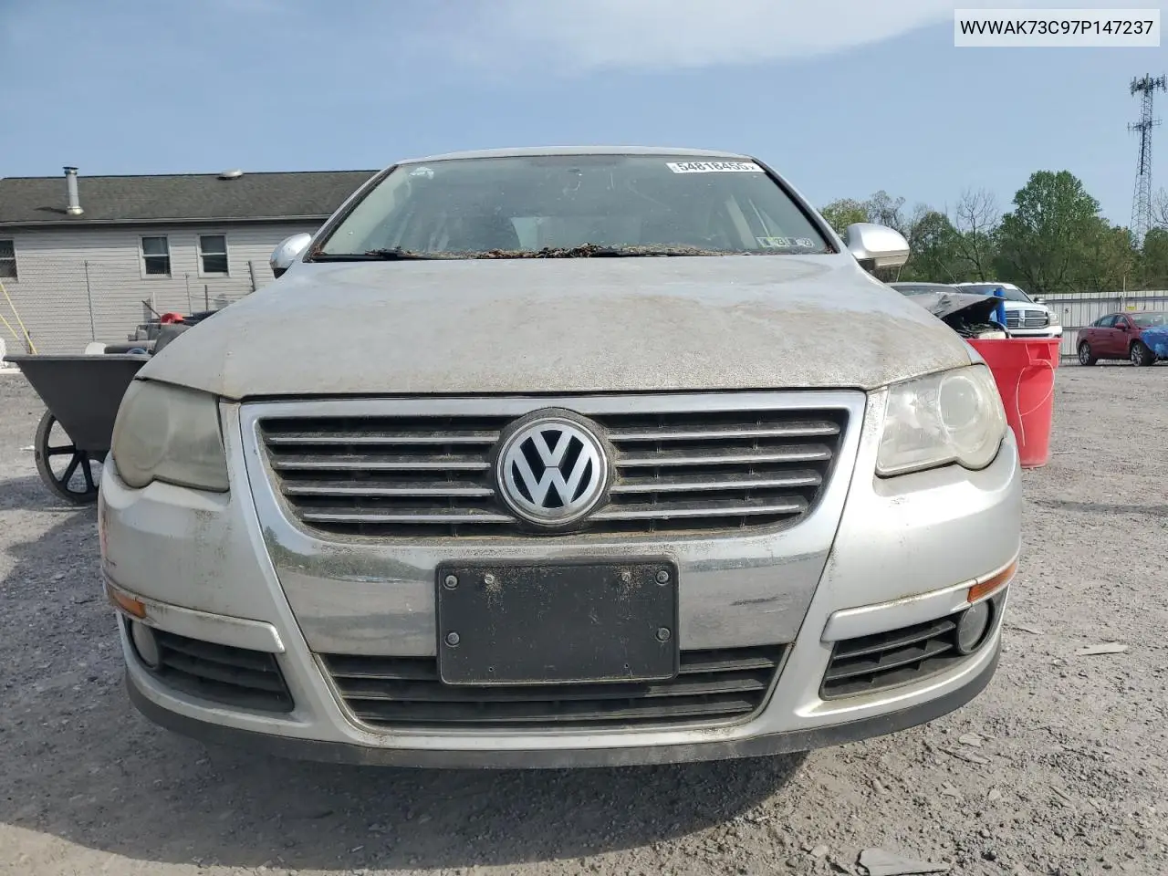 2007 Volkswagen Passat 2.0T VIN: WVWAK73C97P147237 Lot: 54818455