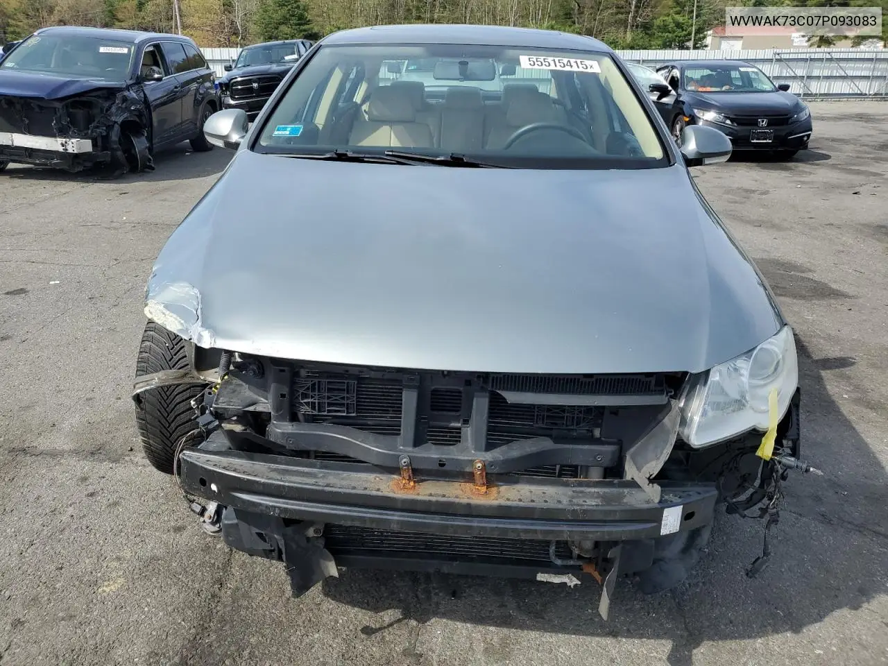 2007 Volkswagen Passat 2.0T VIN: WVWAK73C07P093083 Lot: 55515415