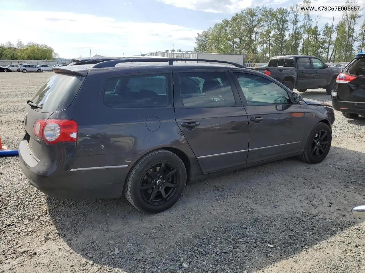 2007 Volkswagen Passat 2.0T Wagon Value VIN: WVWLK73C67E005657 Lot: 55630085