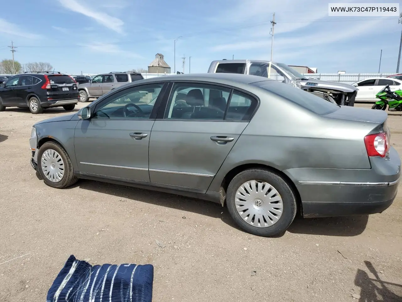 2007 Volkswagen Passat VIN: WVWJK73C47P119443 Lot: 55753885