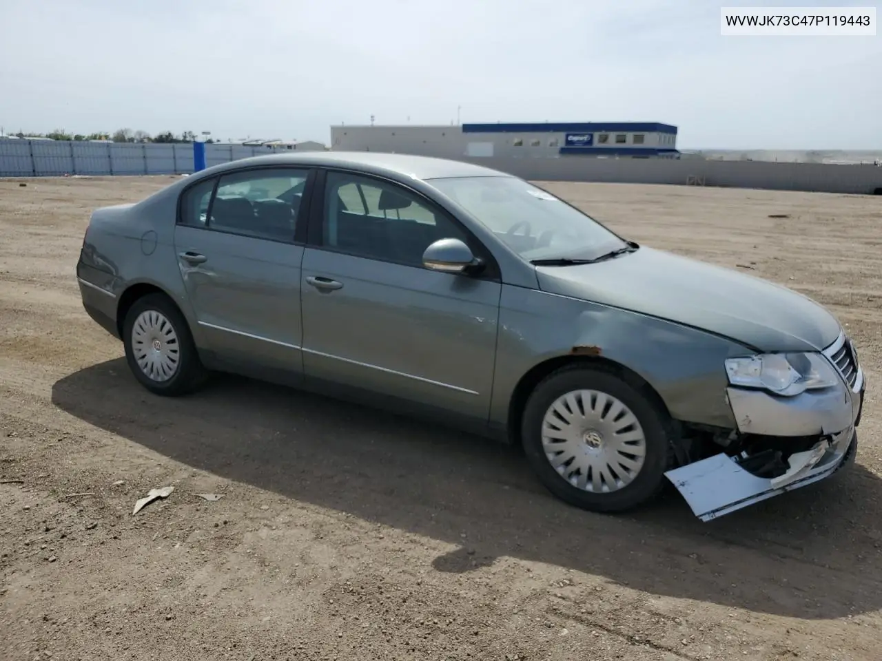 2007 Volkswagen Passat VIN: WVWJK73C47P119443 Lot: 55753885
