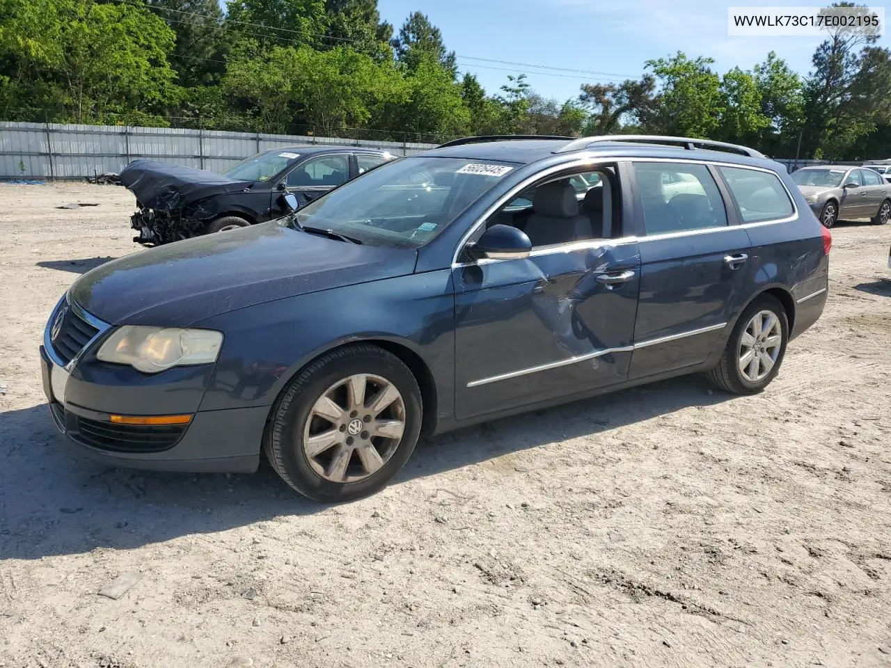 2007 Volkswagen Passat 2.0T Wagon Value VIN: WVWLK73C17E002195 Lot: 56026445