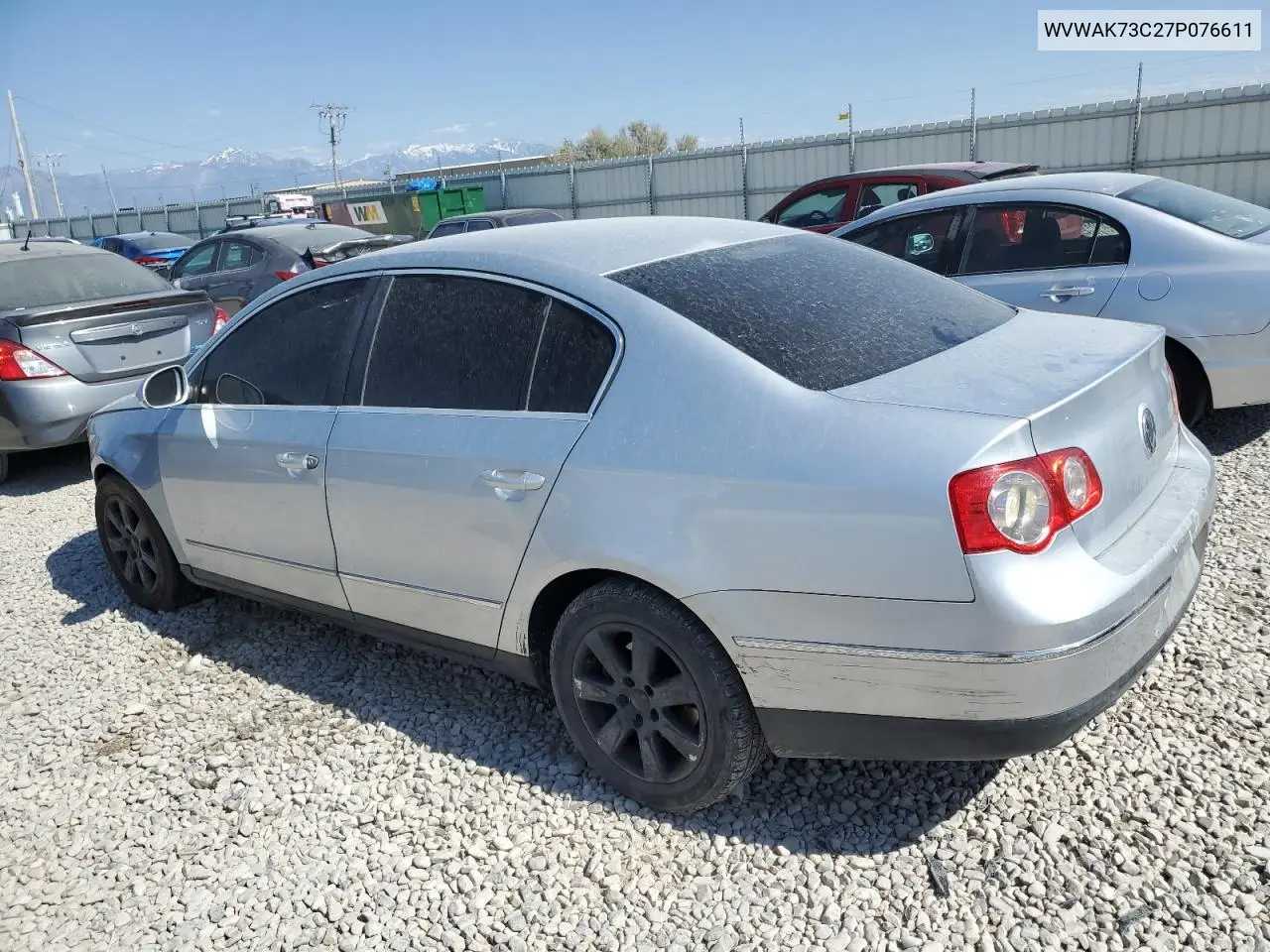 2007 Volkswagen Passat 2.0T VIN: WVWAK73C27P076611 Lot: 59807915