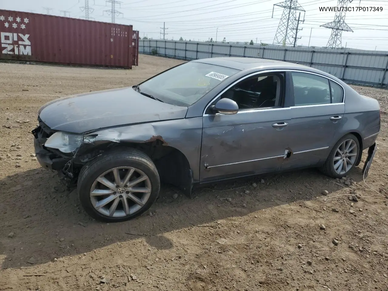 2007 Volkswagen Passat 3.6L Luxury VIN: WVWEU73C17P017349 Lot: 60969085
