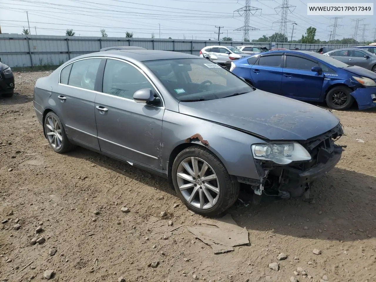 2007 Volkswagen Passat 3.6L Luxury VIN: WVWEU73C17P017349 Lot: 60969085