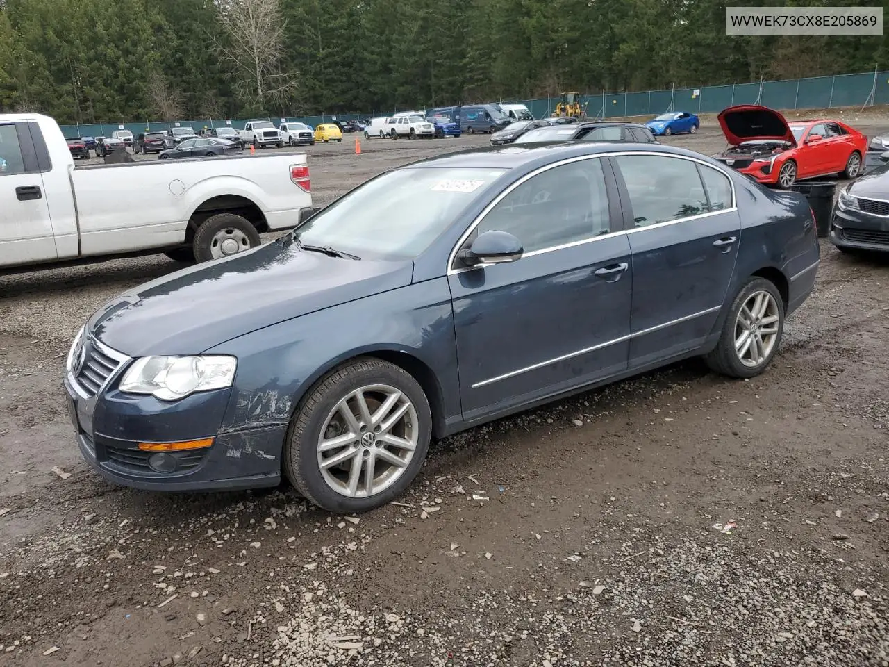 2008 Volkswagen Passat Lux VIN: WVWEK73CX8E205869 Lot: 46004675