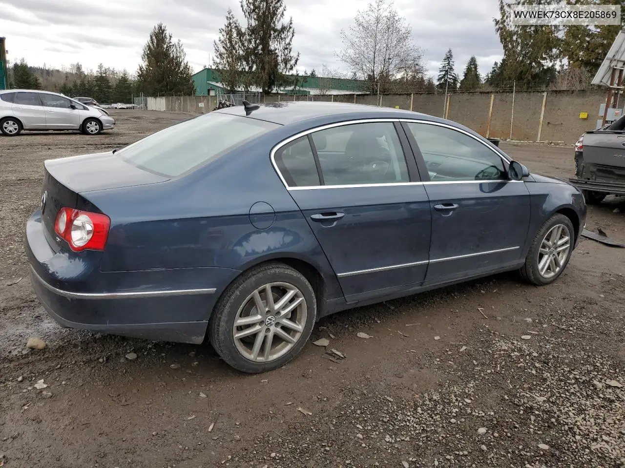 2008 Volkswagen Passat Lux VIN: WVWEK73CX8E205869 Lot: 46004675