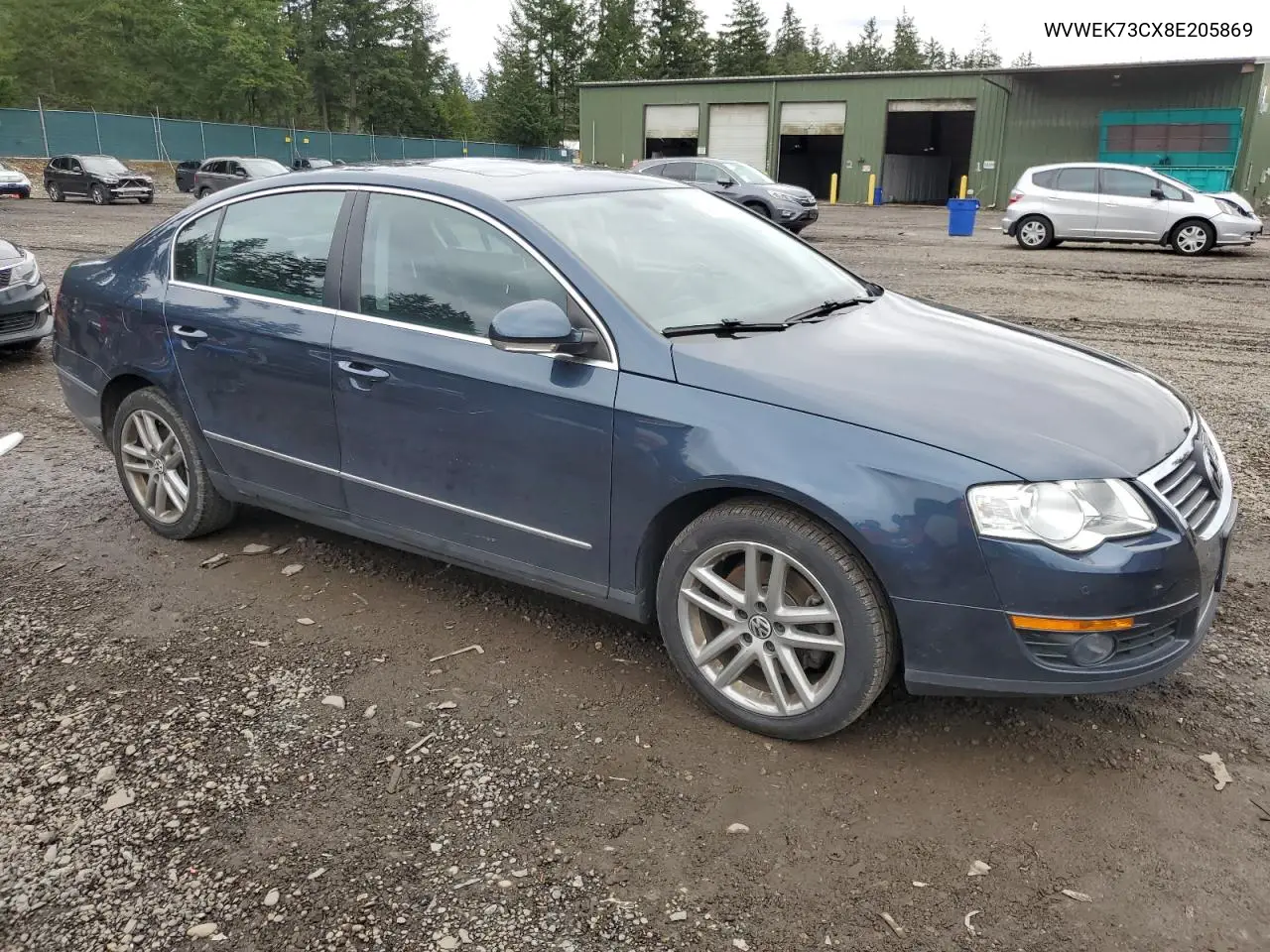 2008 Volkswagen Passat Lux VIN: WVWEK73CX8E205869 Lot: 46004675