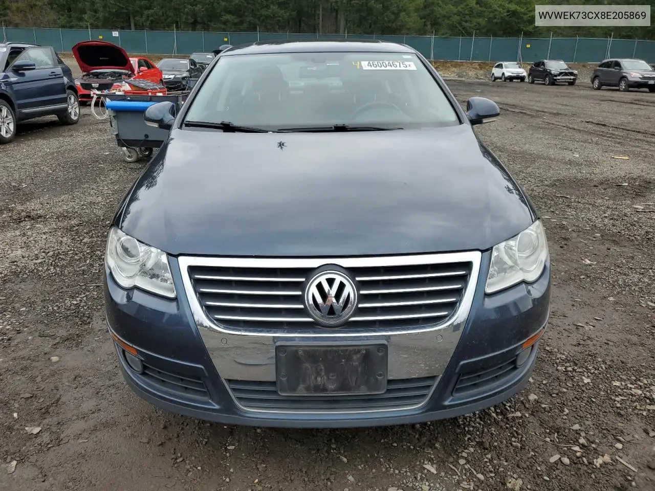 2008 Volkswagen Passat Lux VIN: WVWEK73CX8E205869 Lot: 46004675