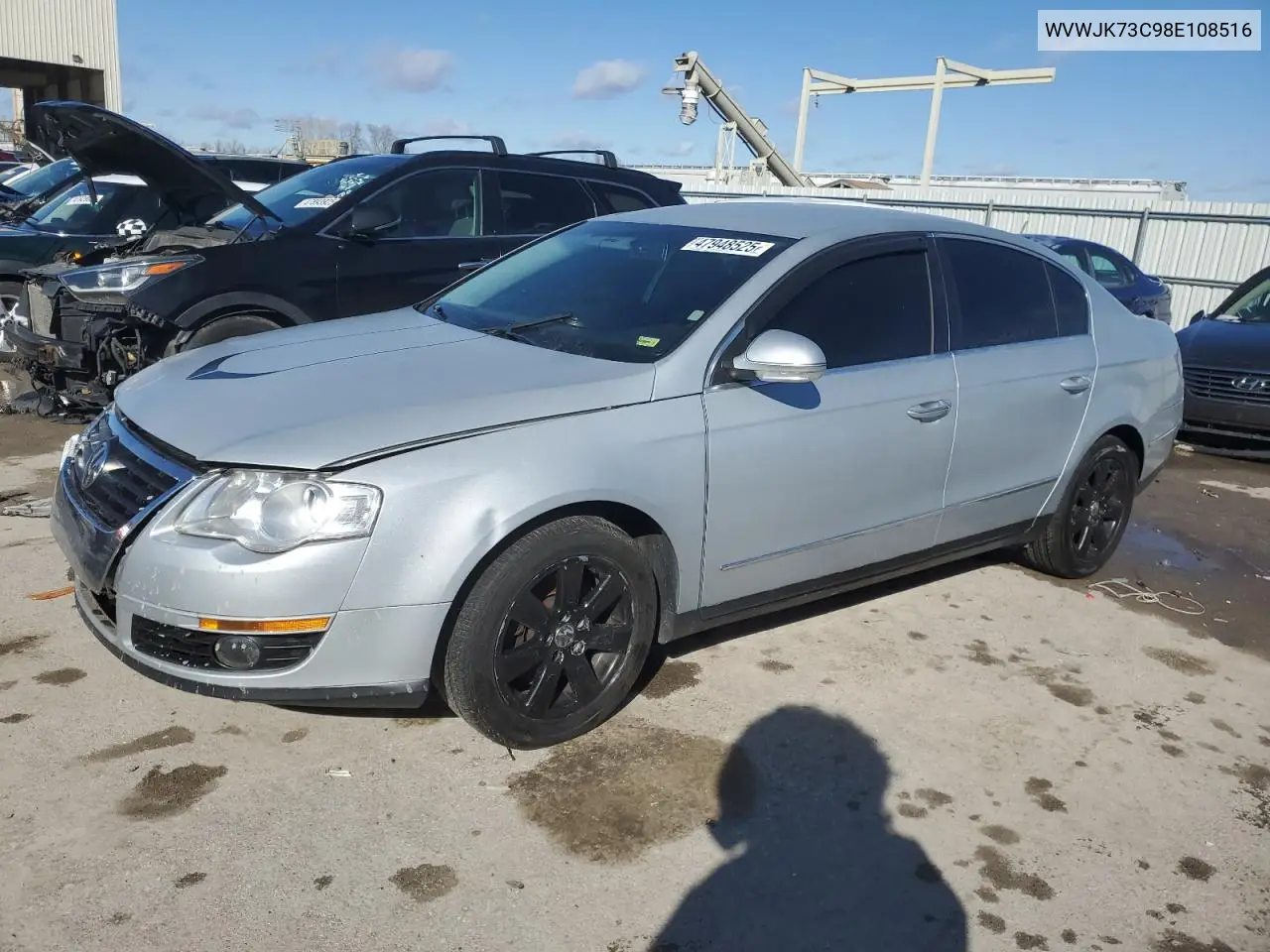 2008 Volkswagen Passat Turbo VIN: WVWJK73C98E108516 Lot: 47948525
