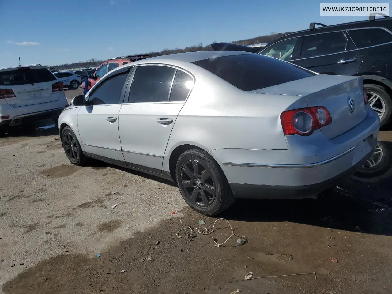 2008 Volkswagen Passat Turbo VIN: WVWJK73C98E108516 Lot: 47948525