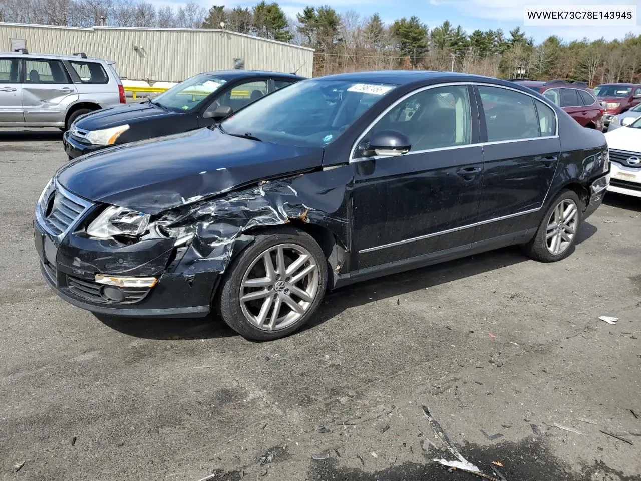 2008 Volkswagen Passat Lux VIN: WVWEK73C78E143945 Lot: 47987455