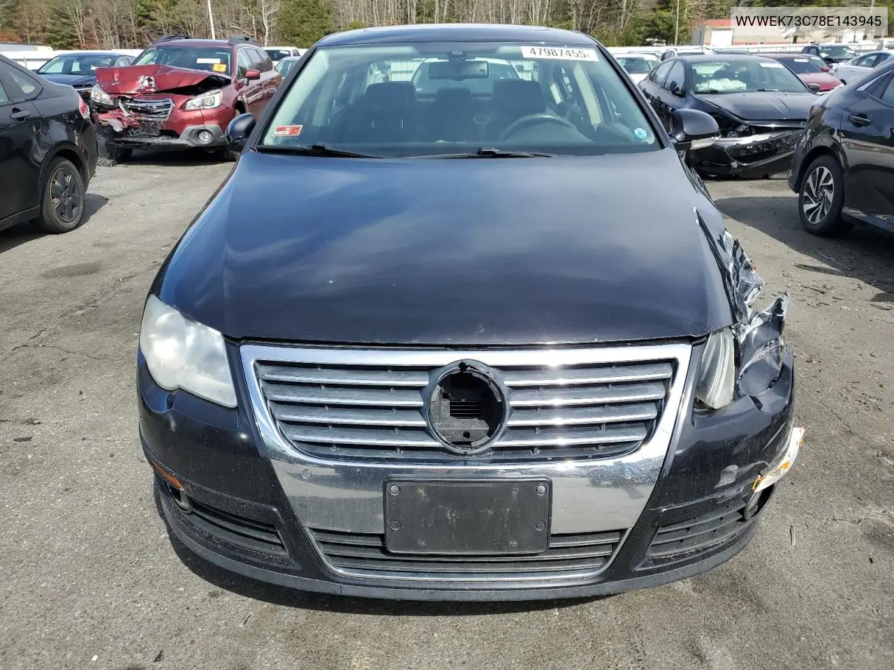 2008 Volkswagen Passat Lux VIN: WVWEK73C78E143945 Lot: 47987455