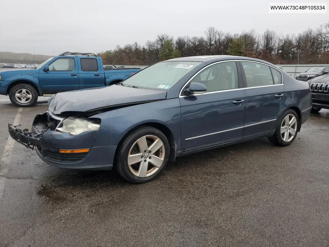 2008 Volkswagen Passat Komfort VIN: WVWAK73C48P105334 Lot: 51759285