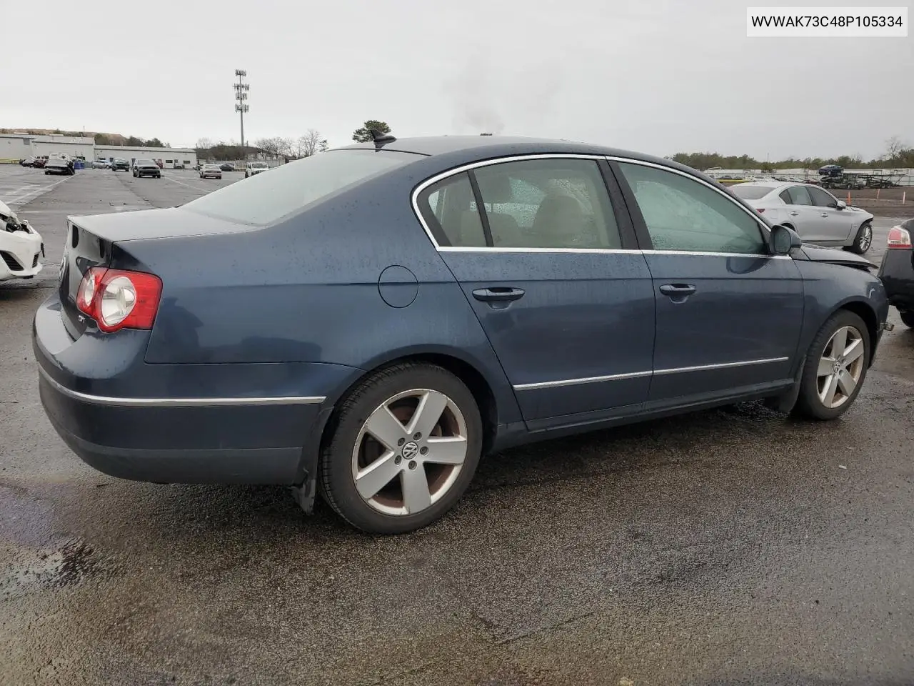 2008 Volkswagen Passat Komfort VIN: WVWAK73C48P105334 Lot: 51759285