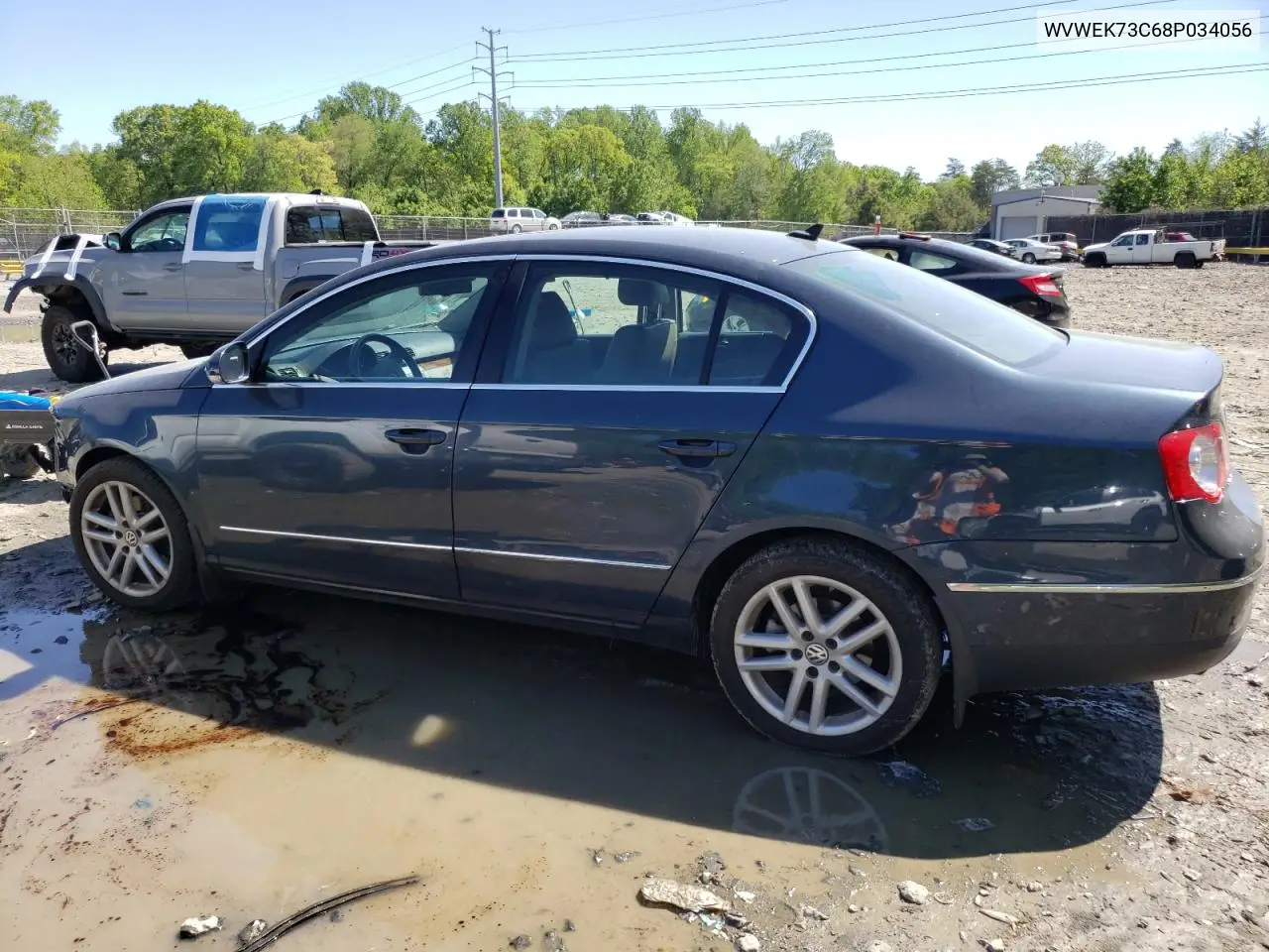 2008 Volkswagen Passat Lux VIN: WVWEK73C68P034056 Lot: 53129045