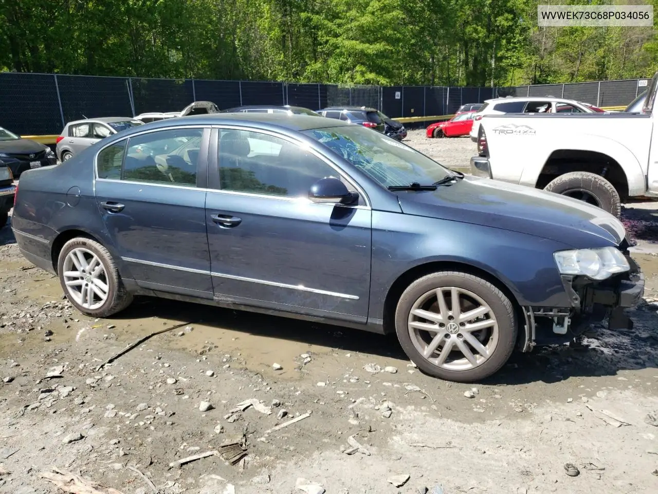 2008 Volkswagen Passat Lux VIN: WVWEK73C68P034056 Lot: 53129045