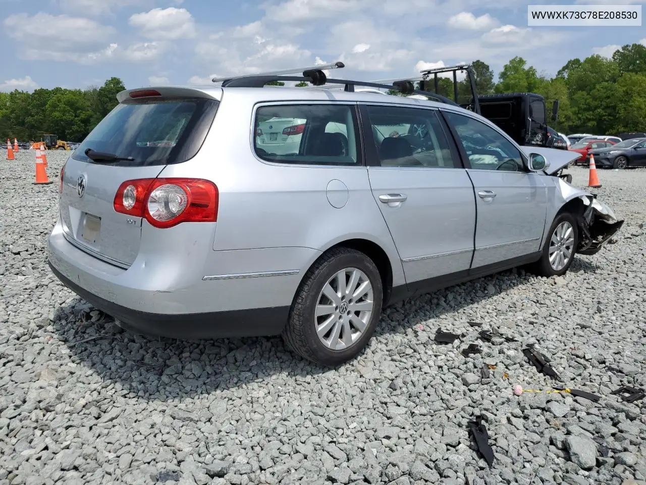 2008 Volkswagen Passat Wagon Turbo VIN: WVWXK73C78E208530 Lot: 54888385