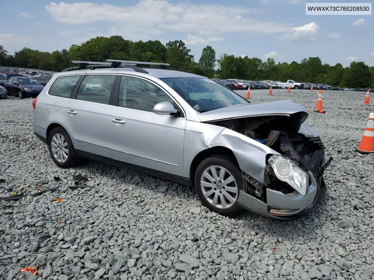 2008 Volkswagen Passat Wagon Turbo VIN: WVWXK73C78E208530 Lot: 54888385