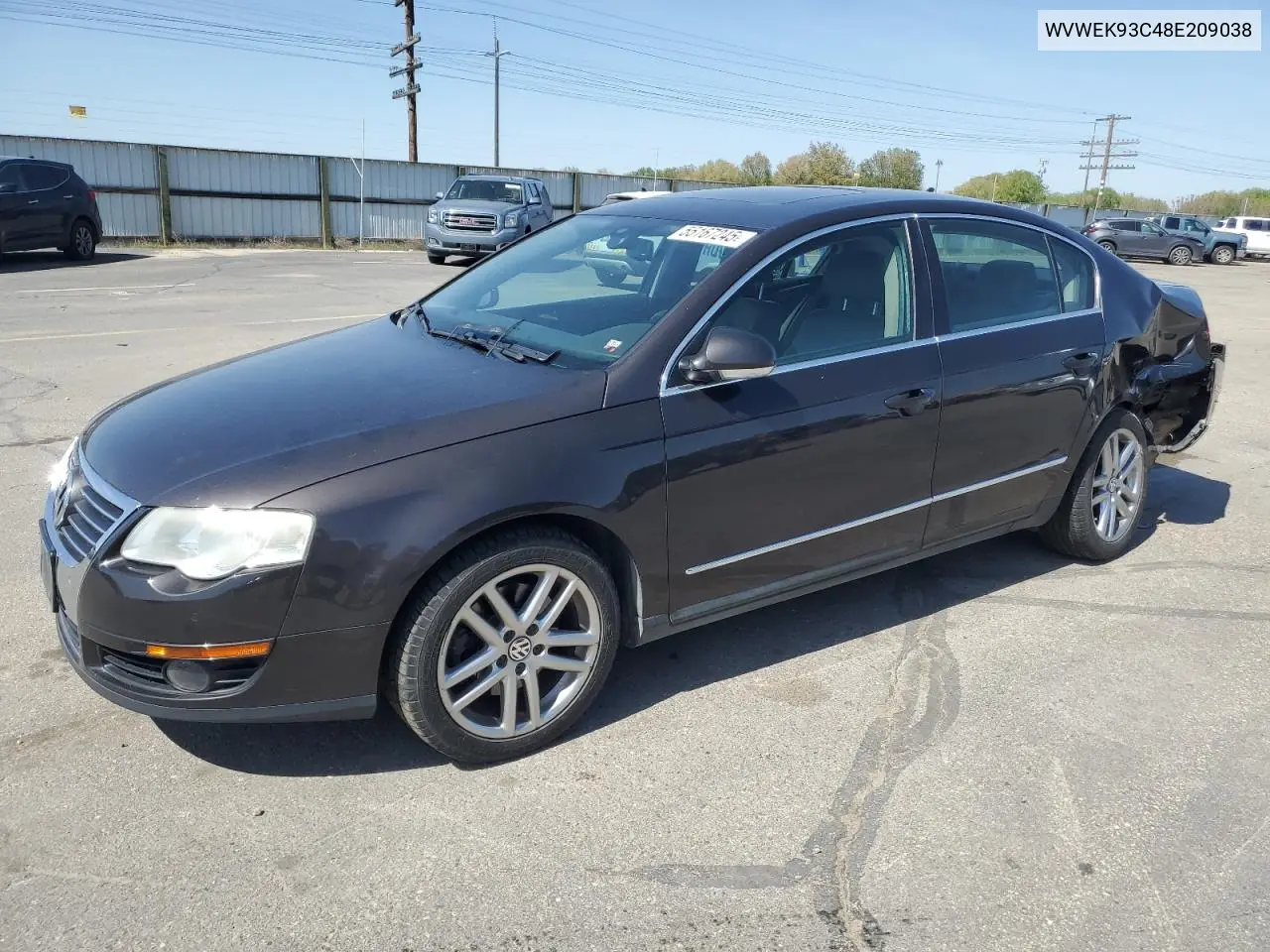 2008 Volkswagen Passat Lux VIN: WVWEK93C48E209038 Lot: 55167245