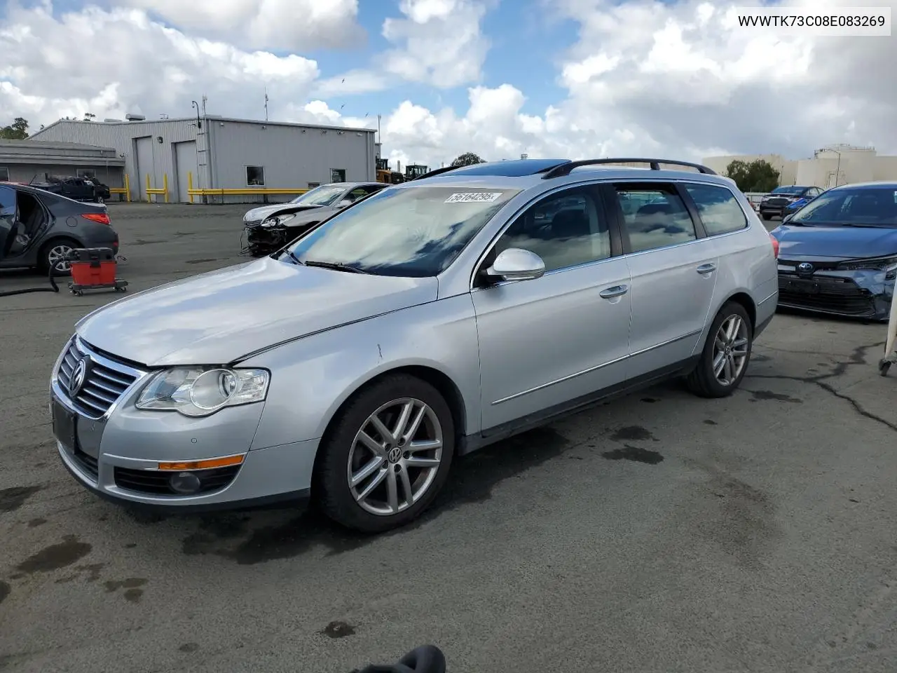 2008 Volkswagen Passat Wagon Lux VIN: WVWTK73C08E083269 Lot: 56164295