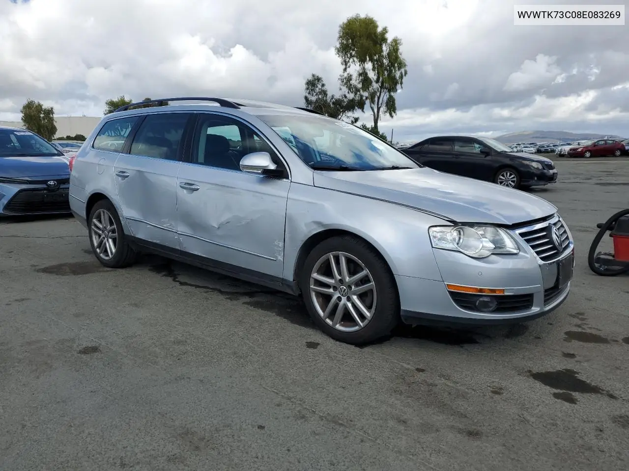 2008 Volkswagen Passat Wagon Lux VIN: WVWTK73C08E083269 Lot: 56164295