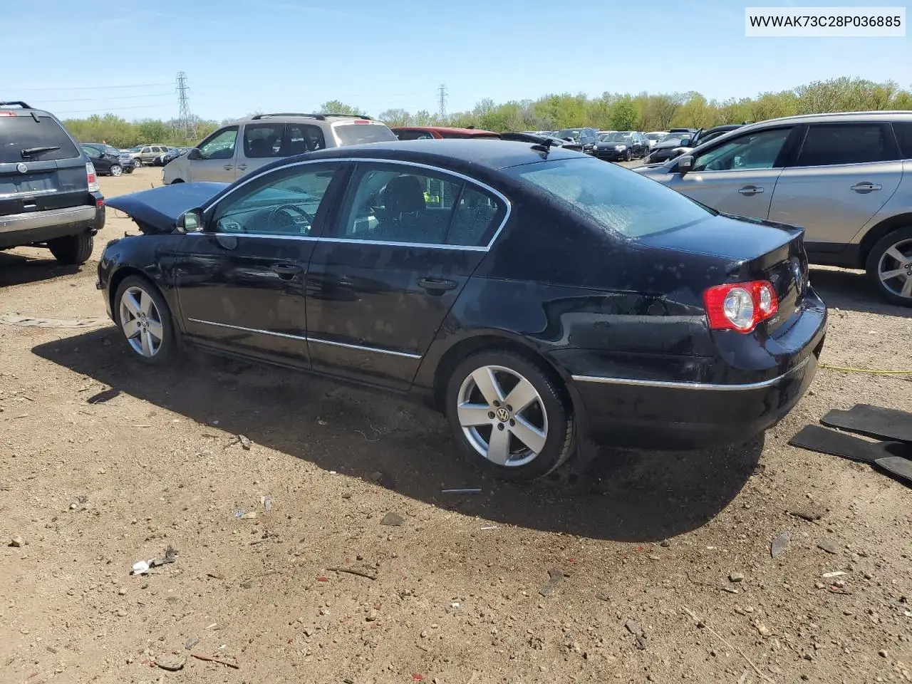 2008 Volkswagen Passat Komfort VIN: WVWAK73C28P036885 Lot: 56338795