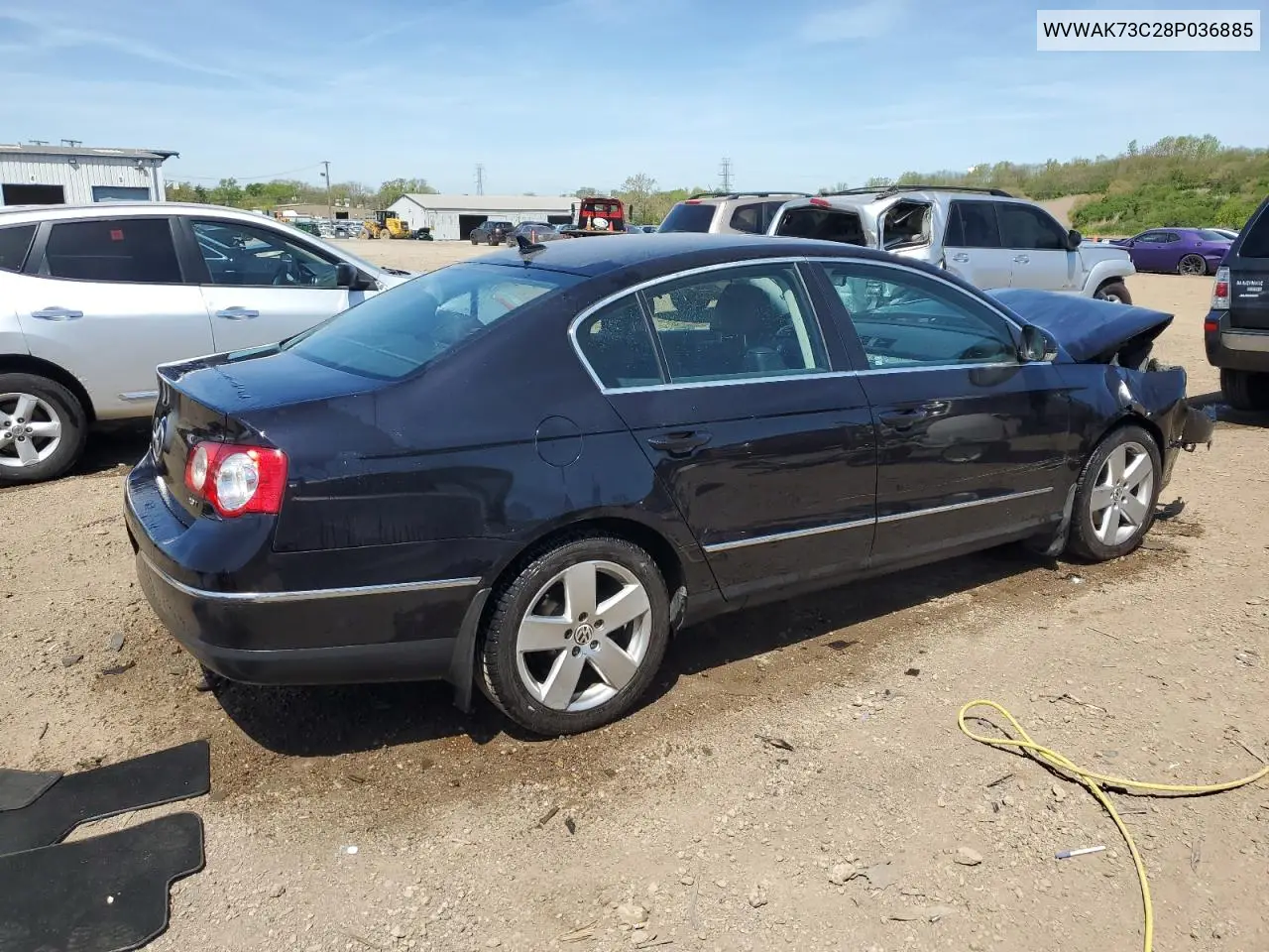 2008 Volkswagen Passat Komfort VIN: WVWAK73C28P036885 Lot: 56338795