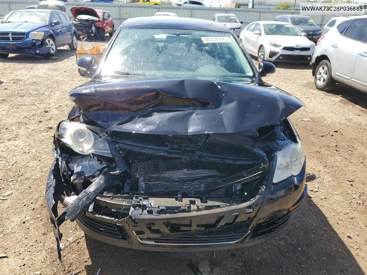2008 Volkswagen Passat Komfort VIN: WVWAK73C28P036885 Lot: 56338795
