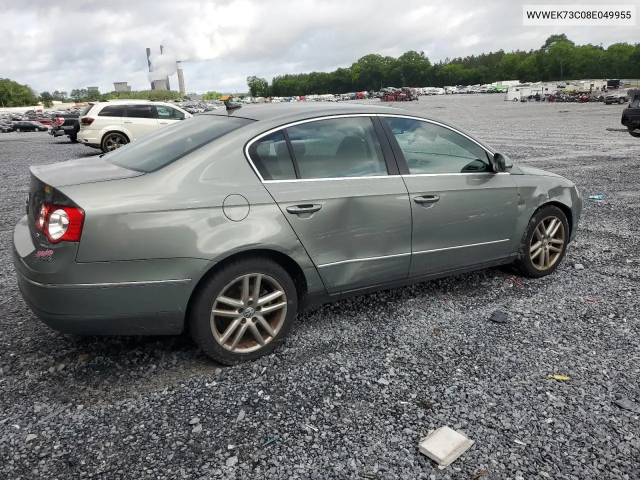 2008 Volkswagen Passat Lux VIN: WVWEK73C08E049955 Lot: 56507335