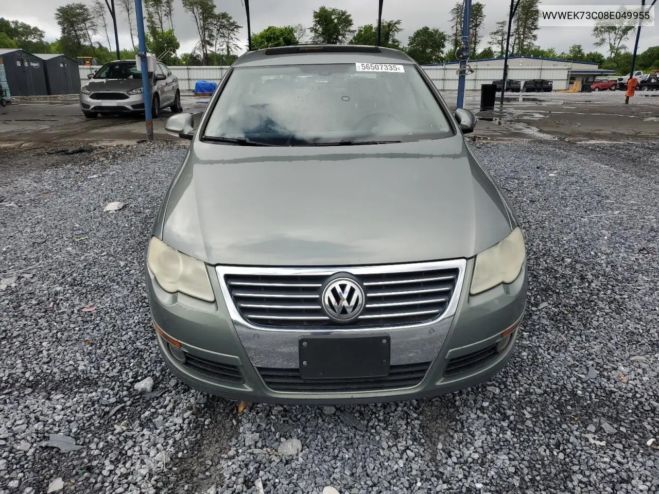 2008 Volkswagen Passat Lux VIN: WVWEK73C08E049955 Lot: 56507335
