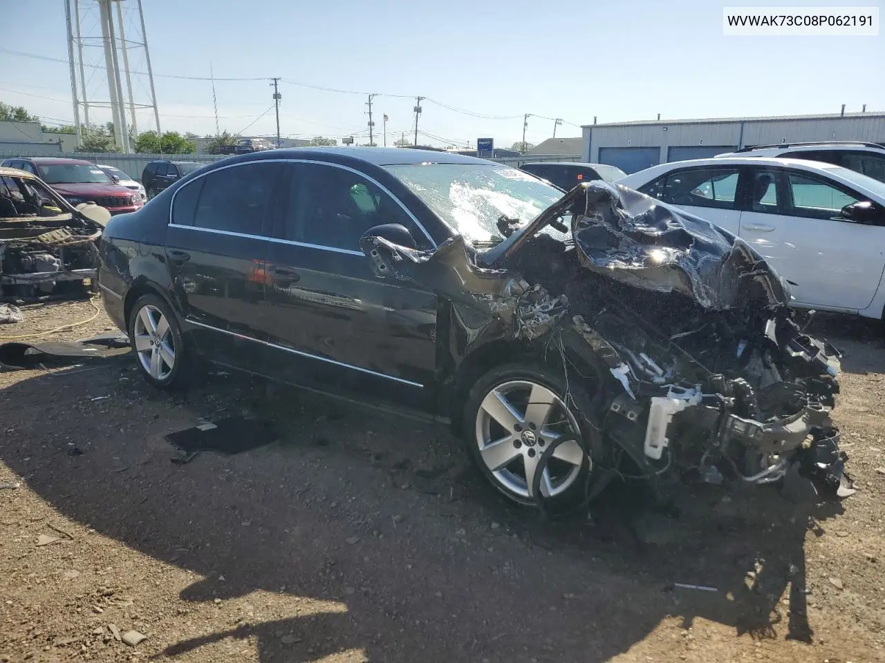 2008 Volkswagen Passat Komfort VIN: WVWAK73C08P062191 Lot: 56962485