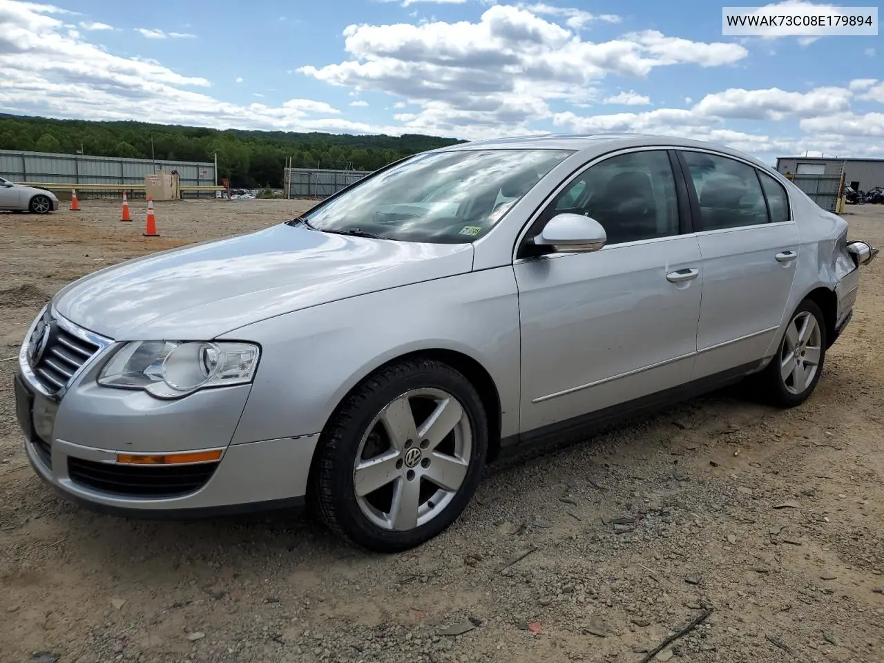 2008 Volkswagen Passat Komfort VIN: WVWAK73C08E179894 Lot: 57685585