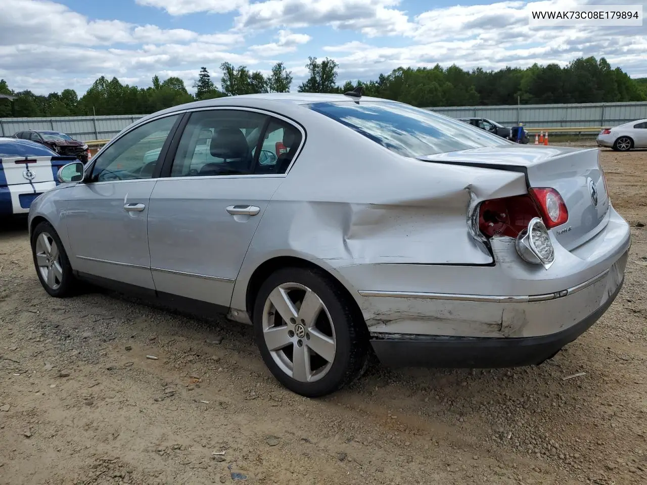 2008 Volkswagen Passat Komfort VIN: WVWAK73C08E179894 Lot: 57685585