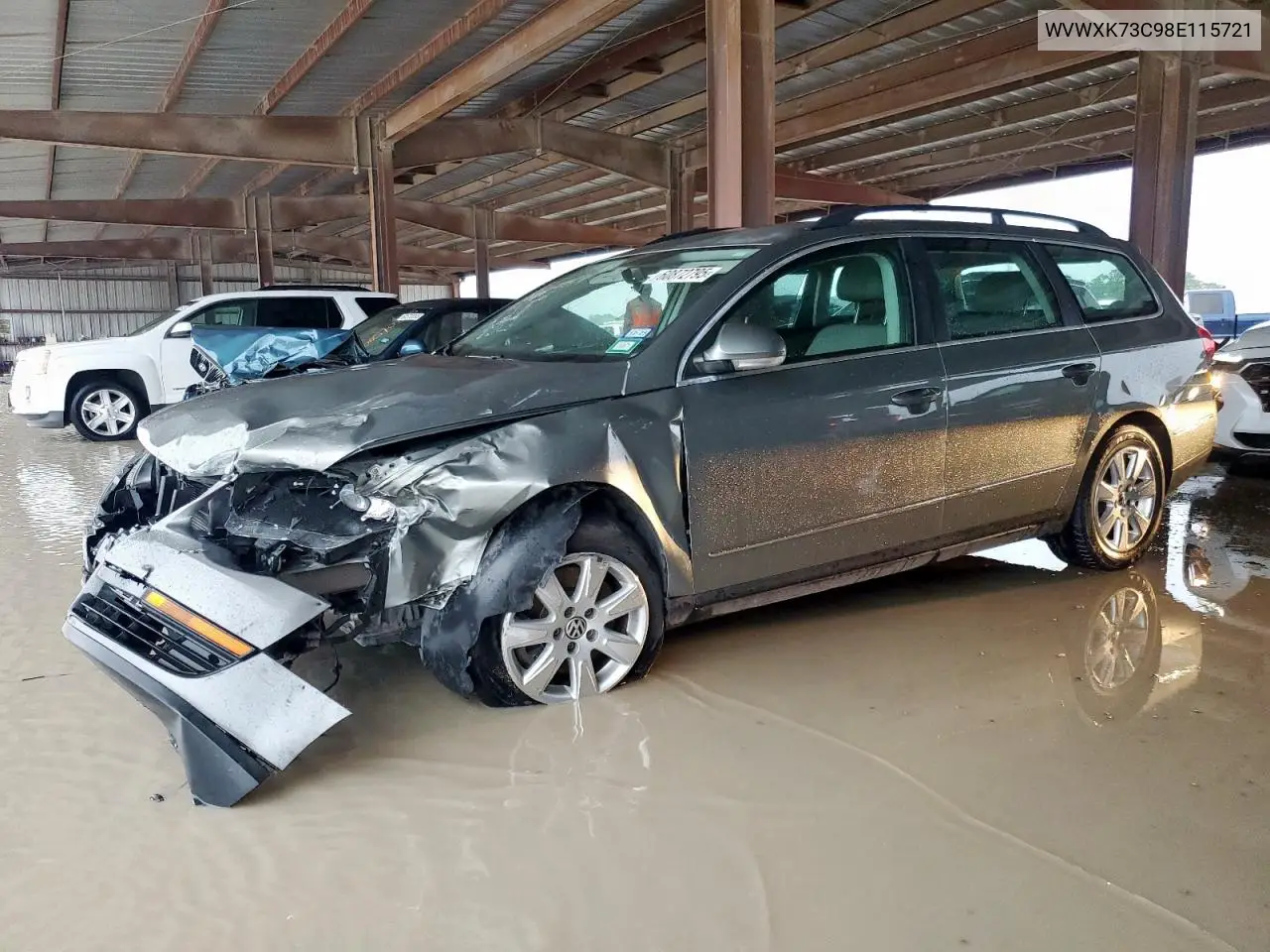 2008 Volkswagen Passat Wagon Turbo VIN: WVWXK73C98E115721 Lot: 60872795