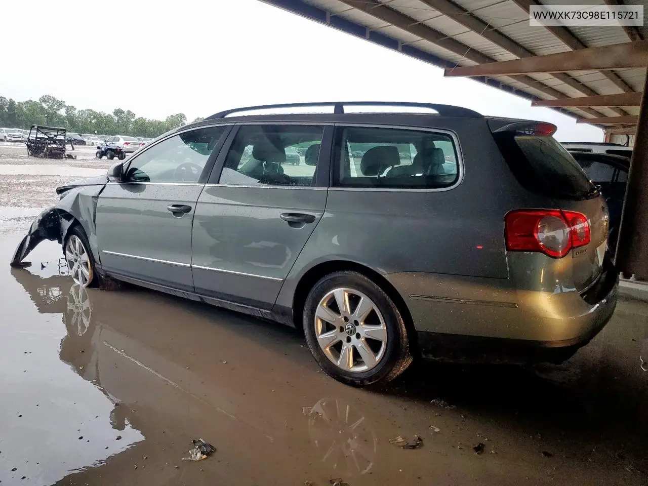 2008 Volkswagen Passat Wagon Turbo VIN: WVWXK73C98E115721 Lot: 60872795